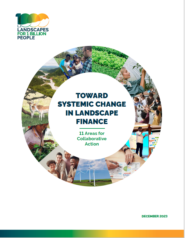 Strategy for scaling sustainable landscape solutions for people and planet report cover