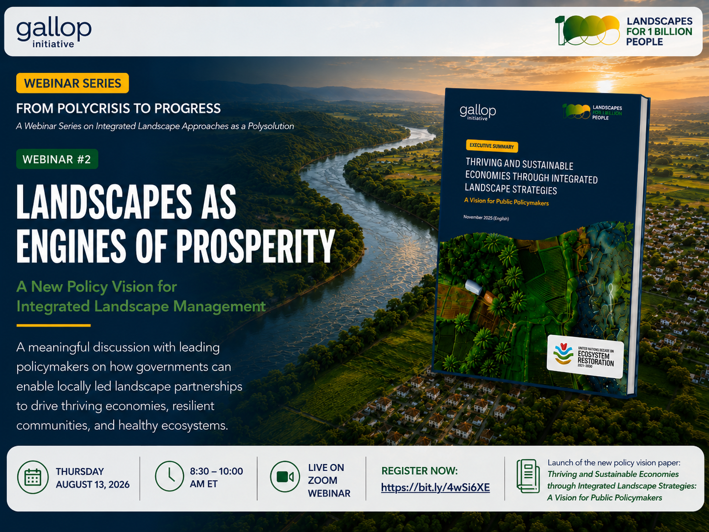 Landscapes as Engines of Prosperity: A New Policy Vision for Integrated Landscape Management